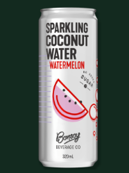 Sparkling Coconut Water with Watermelon